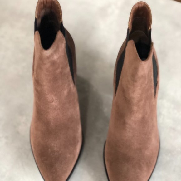 Chinese Laundry Utah Brown & Black Heeled Bootie - Picture 3 of 4